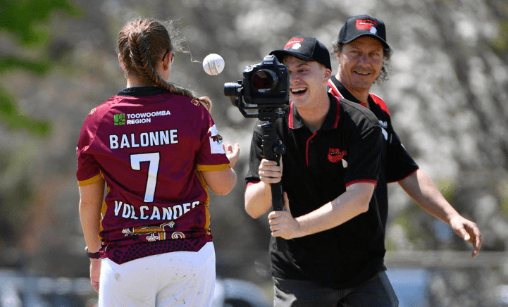 Camera Filming A Reporter — Corporate Video Production Services in Toowoomba